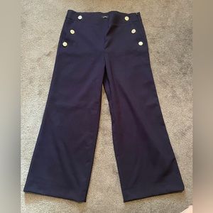 Loft High-Waisted Navy Sailor Pants 8